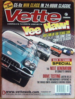 VETTE 2001 OCT - 427/425,JUSTIN BELL,LONE STAR CLASSIC